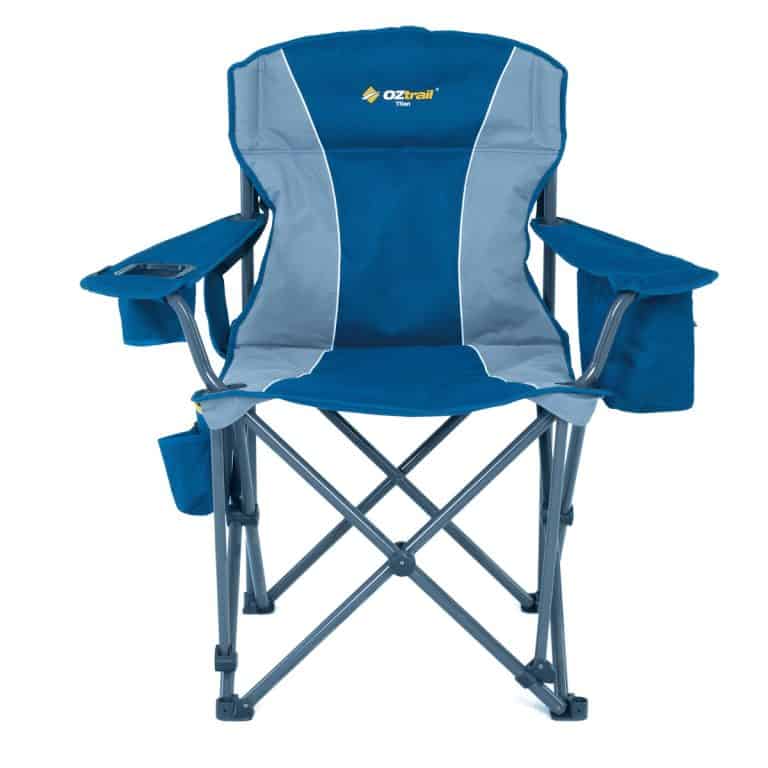 OZTRAIL TITAN ARM CHAIR BLUE 2