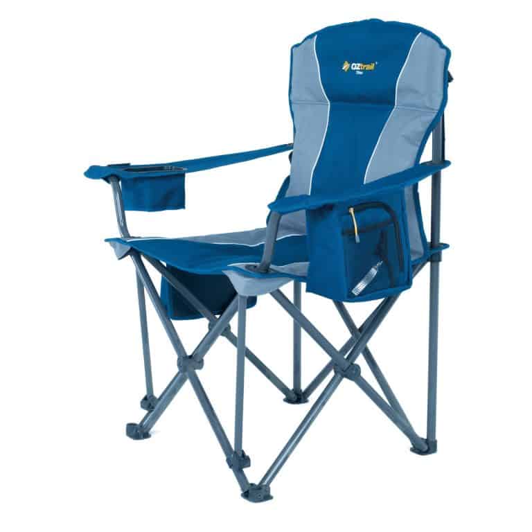 OZTRAIL TITAN ARM CHAIR BLUE 2