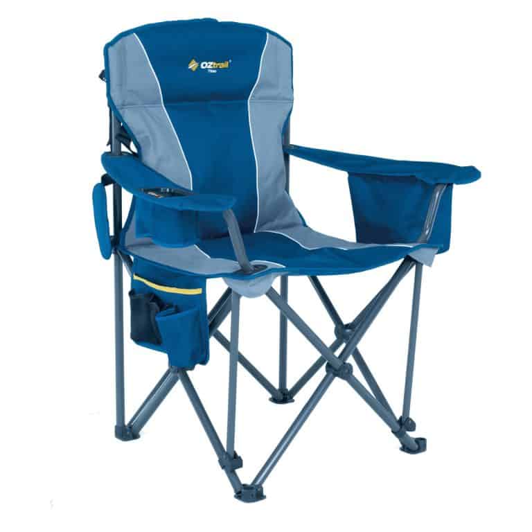 OZTRAIL TITAN ARM CHAIR BLUE 2